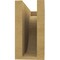Ekena Millwork 4in. W x 8in. H x 12in. L Del Monte Woodgrain TimberThane Rafter Tail, Primed Tan RFTUR04X08X12DELRCPR - alternate 5